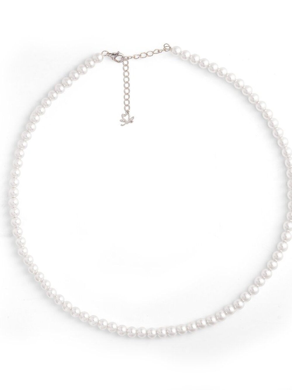 Her Story Silver Pearl Necklace s925 silver charm necklace